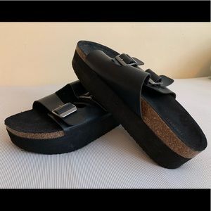 F21 platform sandals